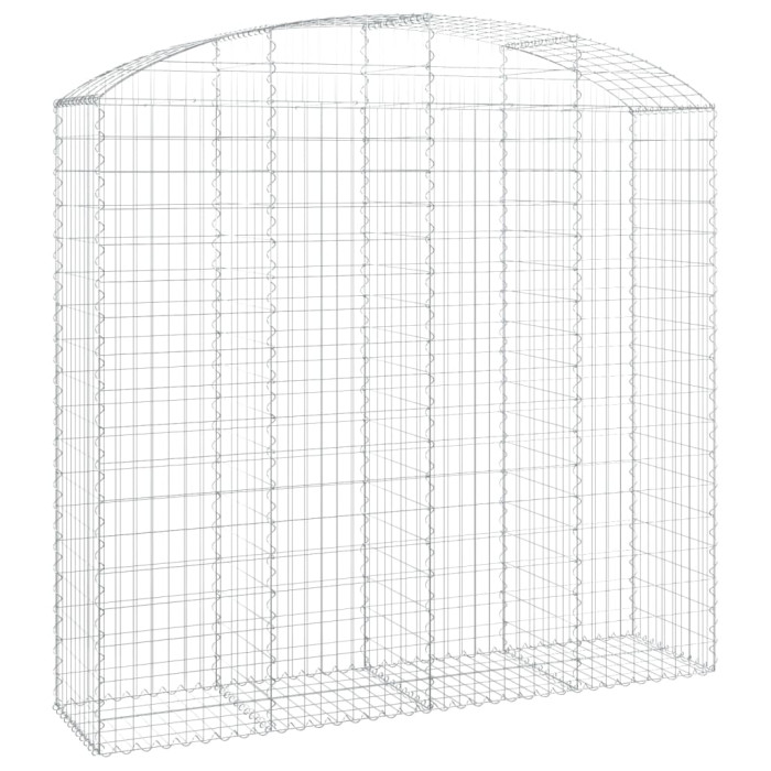 Obokana gabonska košara 200x50x180/200 cm pocinkano železo